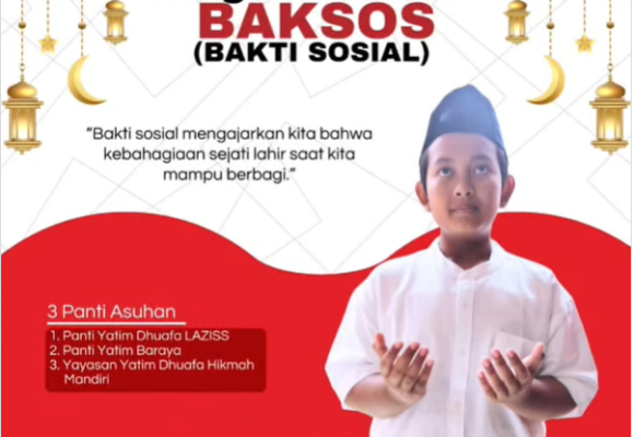 Kegiatan Rutin Tahunan Bakti Sosial Kepada Anak Yatim