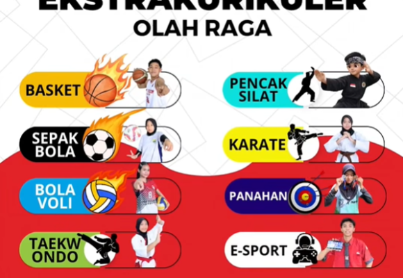 EKTRAKULIKULER OLAHRAGA YANG ADA DI SMP TELKOM BANDUNG