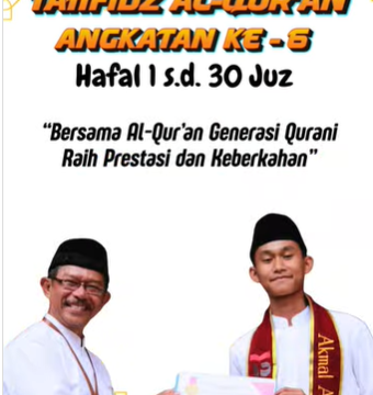 Kegiatan Haflah Li Takhrij Tahfidz Al-Qur’an Angkatan Ke 6
